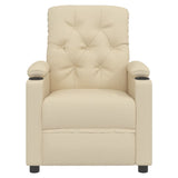 Stand up Massage Chair Cream Fabric