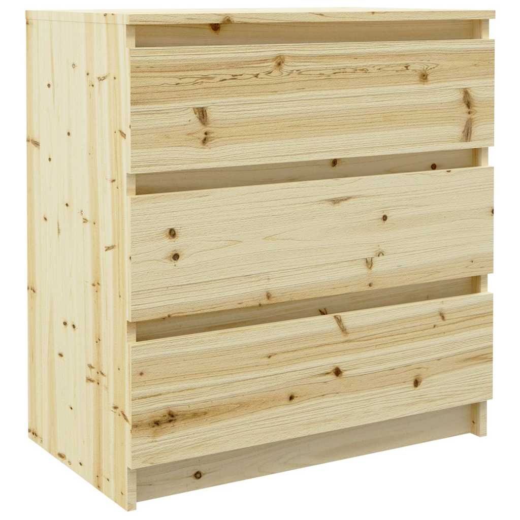Side Cabinets 3 pcs Solid Wood Fir