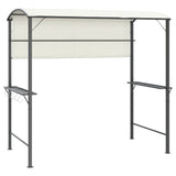 Gazebo with Roof 220x110x200 cm Cream - Front View