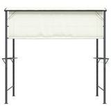 Gazebo with Roof 220x110x200 cm Cream - 45-Degree Angle