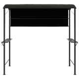 Gazebo with Roof 220x110x200 cm Anthracite - Side View