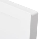 Shower Niche with 3 Compartments High Gloss White 41x99x9 cm