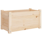 Garden Planter 60x31x31 cm Solid Pinewood