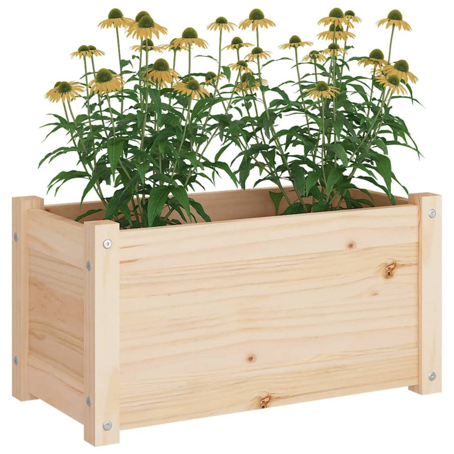 Garden Planter 60x31x31 cm Solid Pinewood