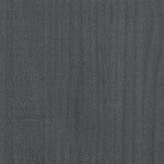 Garden Planter Grey 60x31x31 cm Solid Pinewood