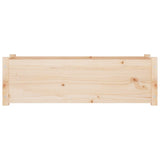Garden Planters 2 pcs 100x31x31 cm Solid Pinewood