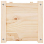 Garden Planters 2 pcs 100x31x31 cm Solid Pinewood