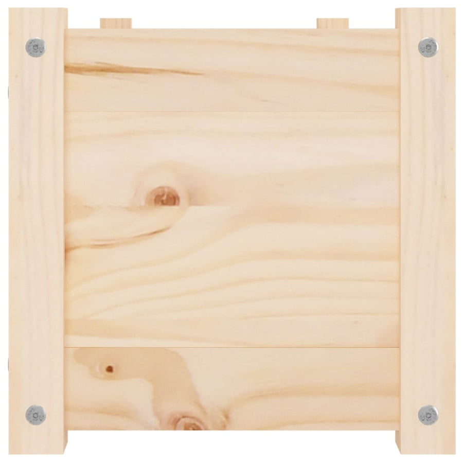 Garden Planters 2 pcs 100x31x31 cm Solid Pinewood