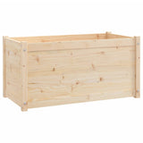 Garden Planters 2 pcs 100x50x50 cm Solid Pinewood - 45-Degree Angle