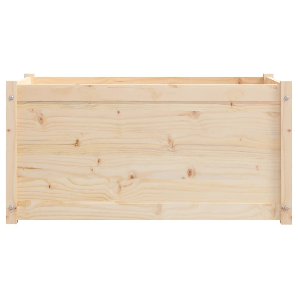 Garden Planters 2 pcs 100x50x50 cm Solid Pinewood