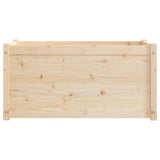 Garden Planters 2 pcs 100x50x50 cm Solid Pinewood