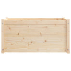 Garden Planters 2 pcs 100x50x50 cm Solid Pinewood