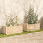 Garden Planters 2 pcs 100x50x50 cm Solid Pinewood