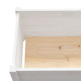 Garden Planter White 100x50x50 cm Solid Pinewood