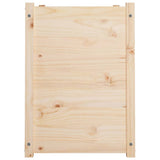 Garden Planter 100x50x70 cm Solid Pinewood - Top-Down View
