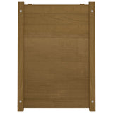 Garden Planter Honey Brown 100x50x70 cm Solid Pinewood - Top-Down View