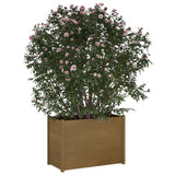 Garden Planter Honey Brown 100x50x70 cm Solid Pinewood