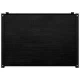 Garden Planter Black 100x50x70 cm Solid Pinewood - Side View