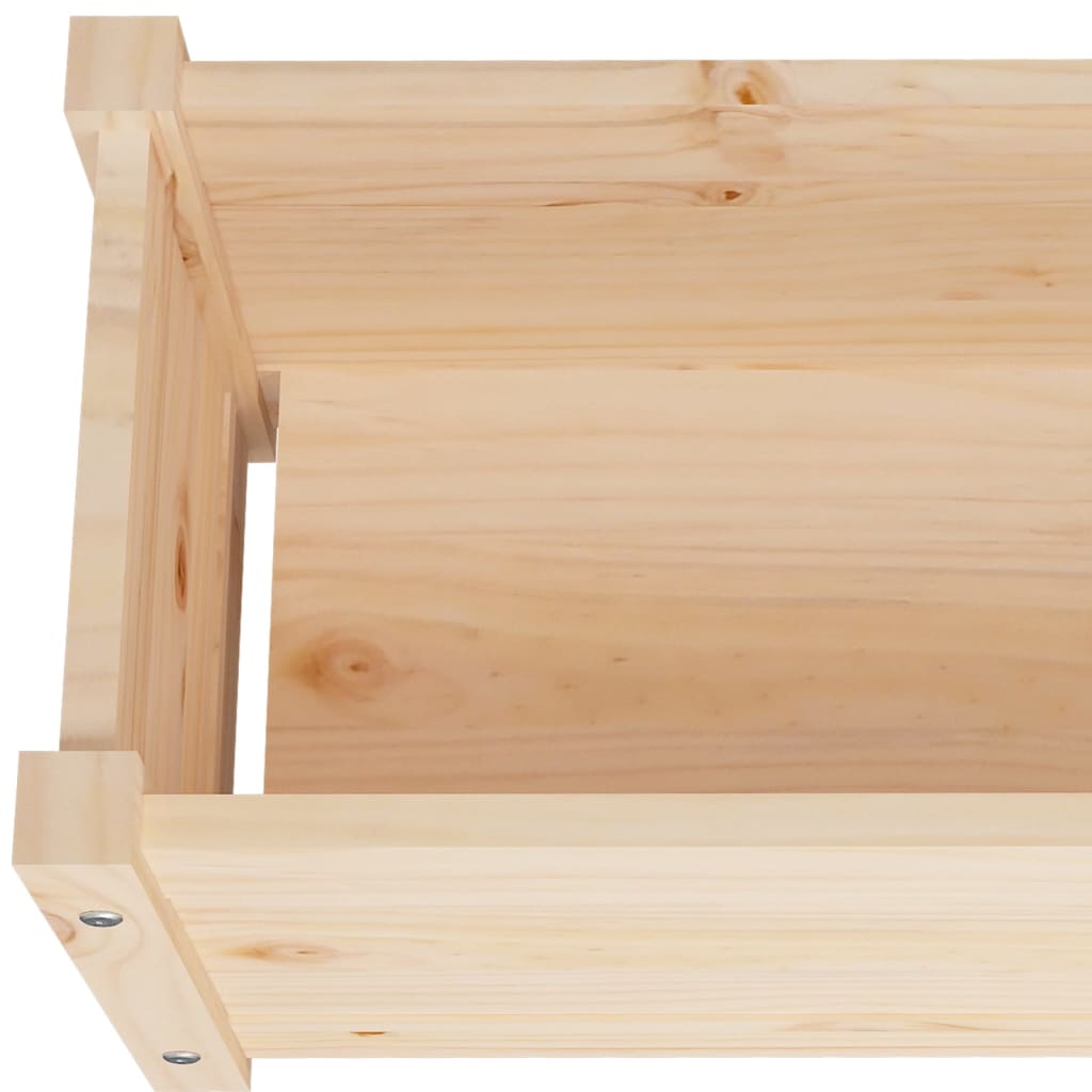 Garden Raised Bed 150x31x31 cm Solid Pinewood