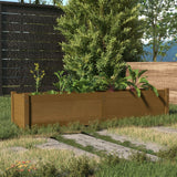 Garden Raised Bed Honey Brown 150x31x31 cm Solid Pinewood