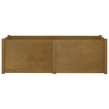 Garden Planter Honey Brown 150x50x50 cm Solid Pinewood