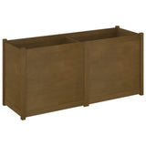 Garden Planter Honey Brown 150x50x70 cm Solid Pinewood