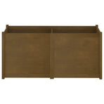 Garden Planter Honey Brown 150x50x70 cm Solid Pinewood