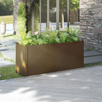 Garden Planter Honey Brown 150x50x70 cm Solid Pinewood