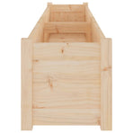 Garden Planters 2 pcs 200x31x31 cm Solid Pinewood
