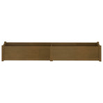 Garden Planters 2 pcs Honey Brown 200x31x31 cm Solid Pinewood