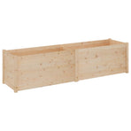 Garden Planter 200x50x50 cm Solid Pinewood