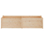 Garden Planter 200x50x50 cm Solid Pinewood