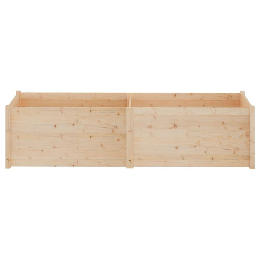 Garden Planter 200x50x50 cm Solid Pinewood