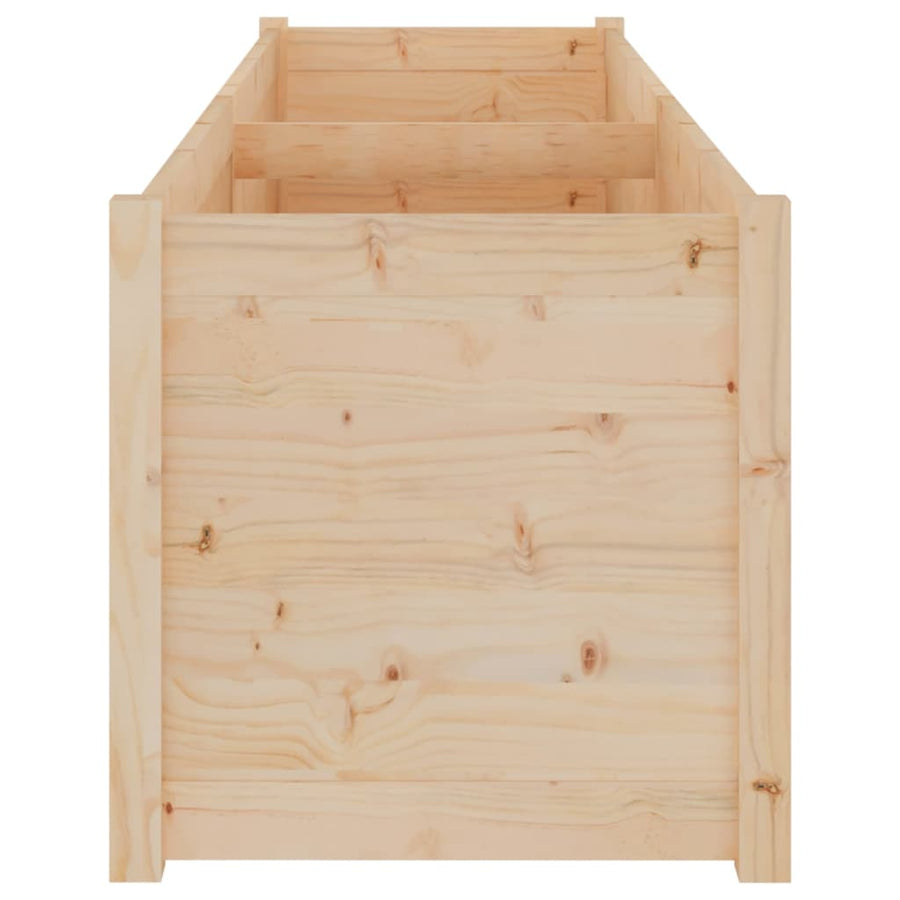 Garden Planter 200x50x50 cm Solid Pinewood