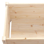 Garden Planter 200x50x50 cm Solid Pinewood