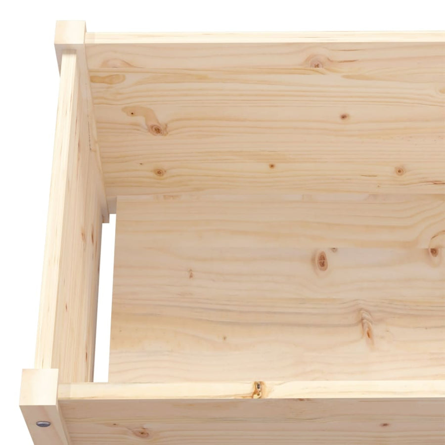 Garden Planter 200x50x50 cm Solid Pinewood