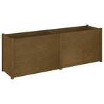 Garden Planter Honey Brown 200x50x70 cm Solid Pinewood