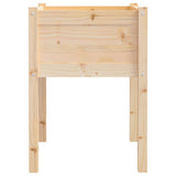 Garden Planters 2 pcs 50x50x70 cm Solid Pinewood