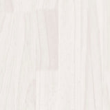 Garden Planters 2 pcs White 50x50x70 cm Solid Pinewood