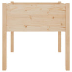 Garden Planter 70x70x70 cm Solid Pinewood