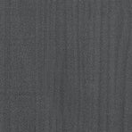 Garden Planter Grey 70x70x70 cm Solid Pinewood