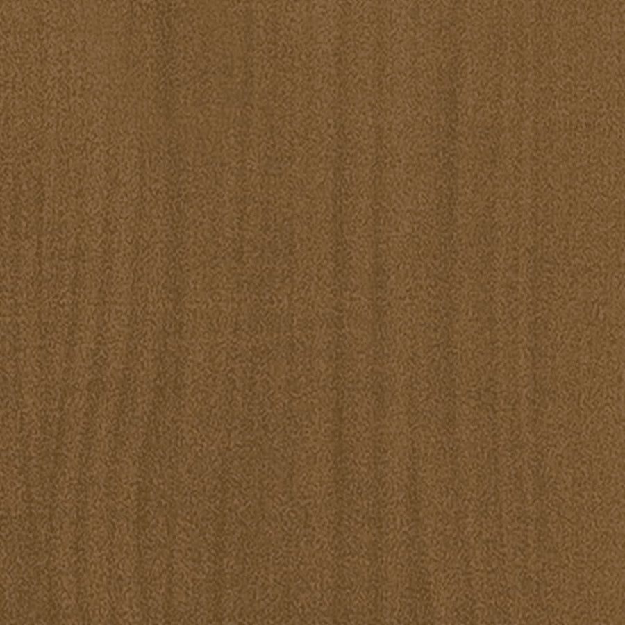 Garden Planter Honey Brown 70x70x70 cm Solid Pinewood