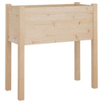 Garden Planter 70x31x70 cm Solid Pinewood