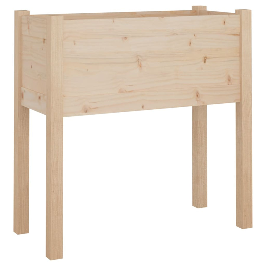 Garden Planter 70x31x70 cm Solid Pinewood