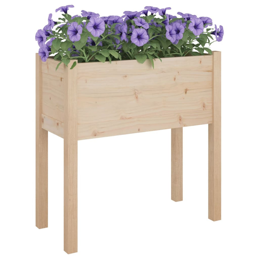 Garden Planter 70x31x70 cm Solid Pinewood