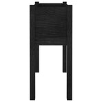 Garden Planters 2 pcs Black 70x31x70 cm Solid Pinewood