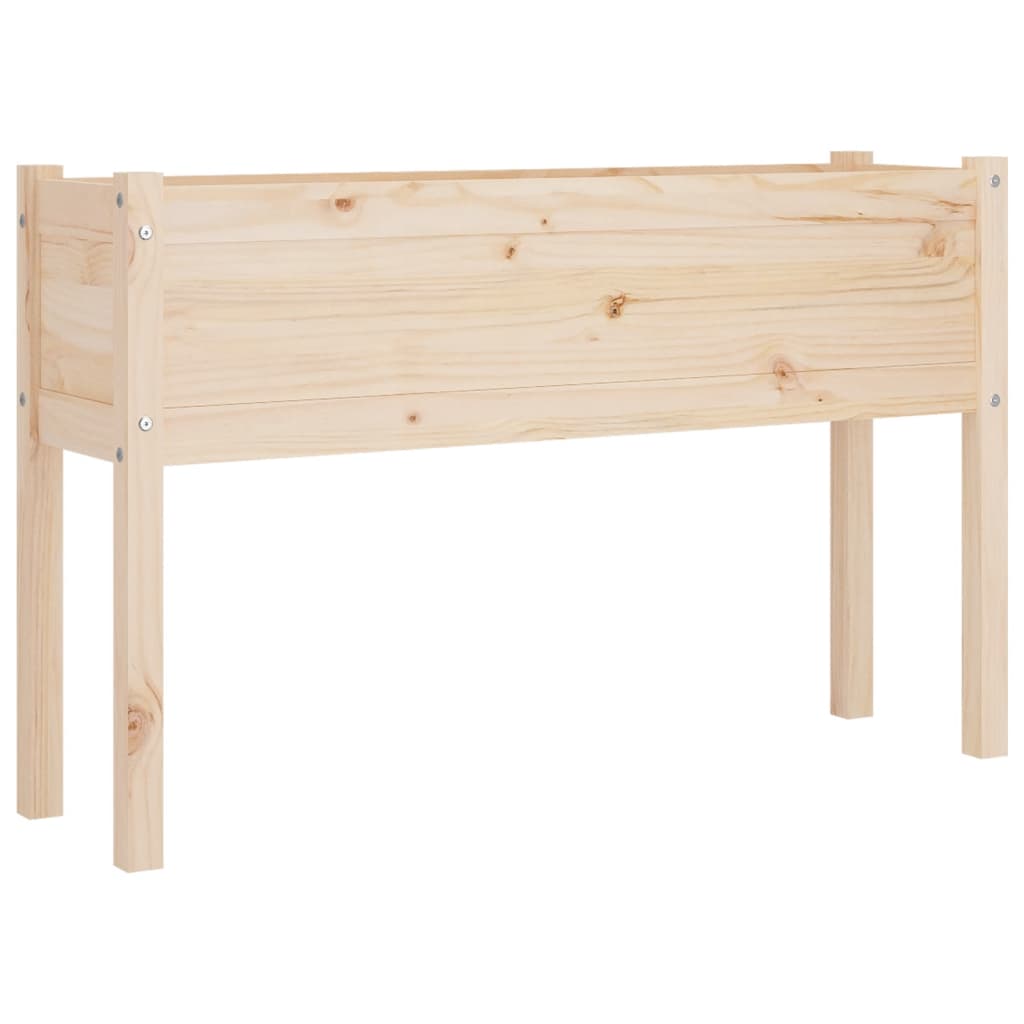 Garden Planters 2 pcs 110x31x70 cm Solid Pinewood