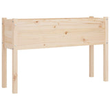 Garden Planters 2 pcs 110x31x70 cm Solid Pinewood - Top-Down View
