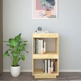 Book Cabinet 40x35x71 cm Solid Pinewood - Side View