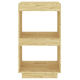Book Cabinet 40x35x71 cm Solid Pinewood - 45-Degree Angle
